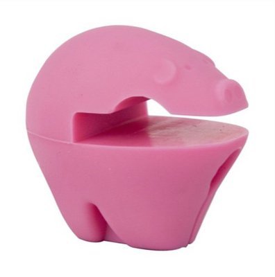  Fox Run Pig Pot Clip/Spoon Holders - Kitchen Storage - Kitchen Use - Organizing Utensils - Pair (6480) - Kitchen Gadget